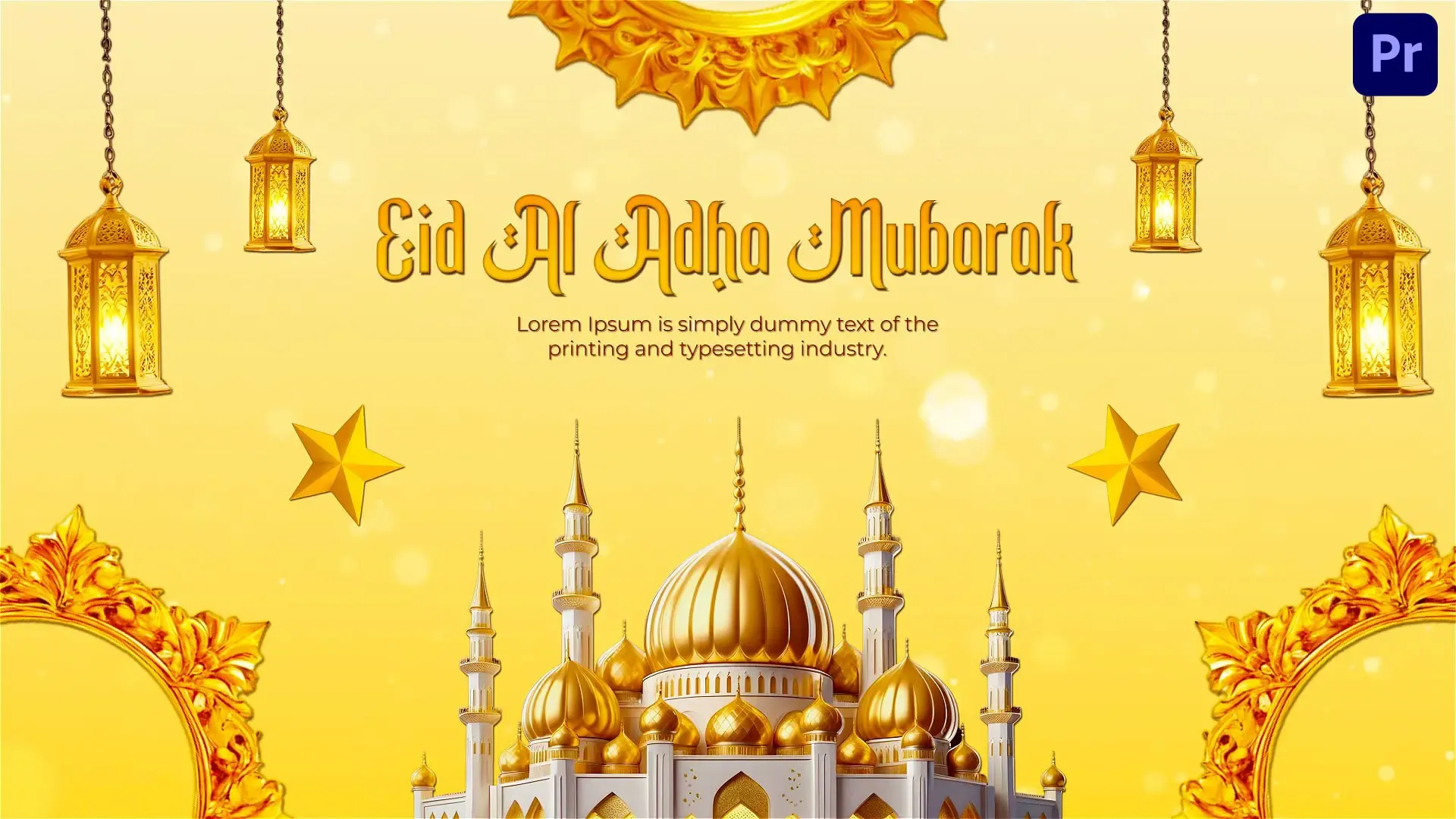 Golden Eid al-Adha 3D Slideshow